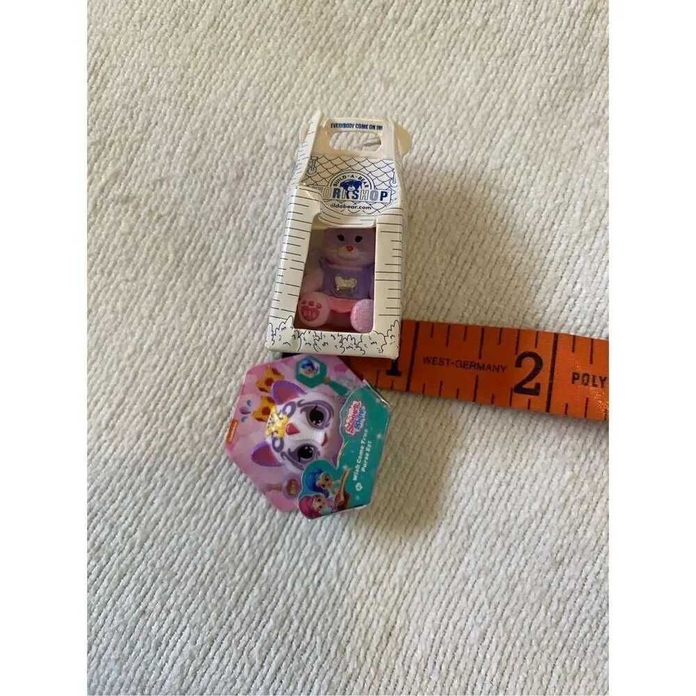 Lot of 2 Zuru Mini Build A Bear Nickelodeon Shimmer Shine Collectible Girl Toy D